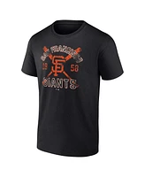 Men's Fanatics Black San Francisco Giants Second Wind T-shirt