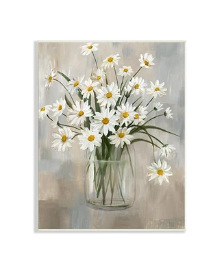 Stupell Industries Daisy Bloom Abstract Flowers Wall Plaque Art