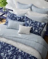 Laura Ashley Branch Toile Cotton Reversible Piece Duvet Cover Set