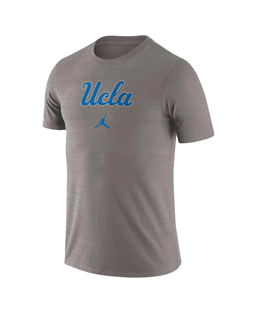 Men's Jordan Heather Gray Ucla Bruins Team Issue Velocity Performance T-shirt