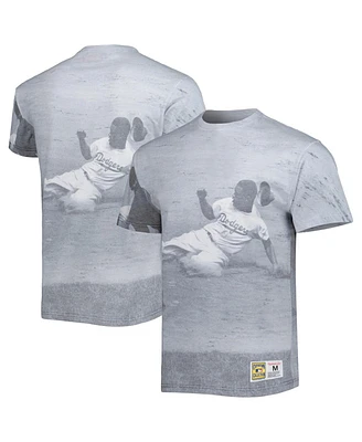 Men's Mitchell & Ness Jackie Robinson Brooklyn Dodgers Cooperstown Collection Highlight Player T-shirt