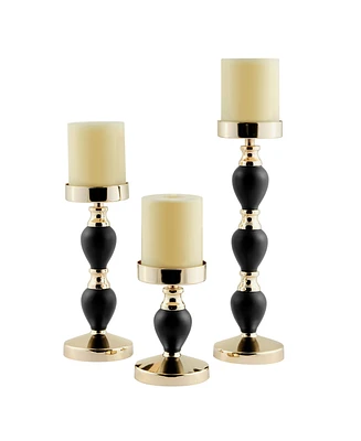 Danya B Talia Candlestick Taper 3-Piece Candle Holders Set