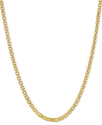 16" Bismark Link Chain Necklace (1-1/2mm) in 14k Gold