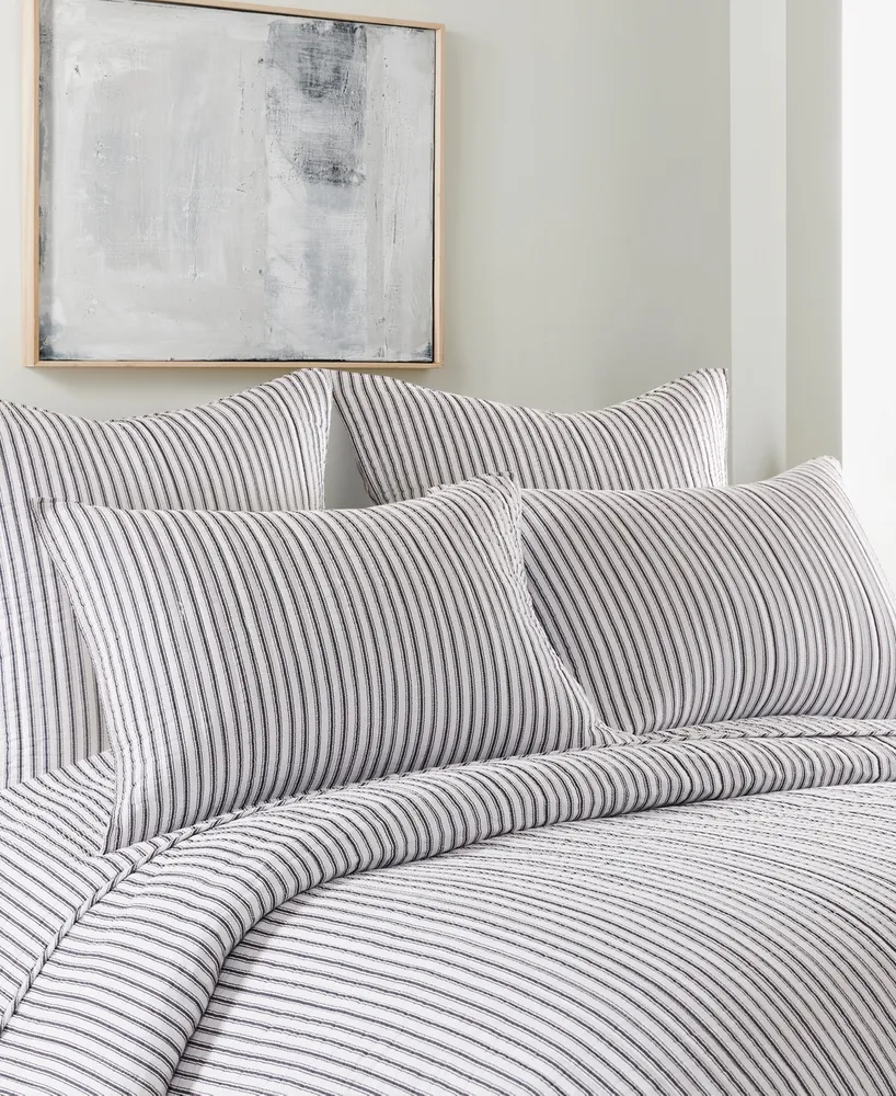 Levtex Tobago Stripe Reversible 3-Pc. Quilt Set
