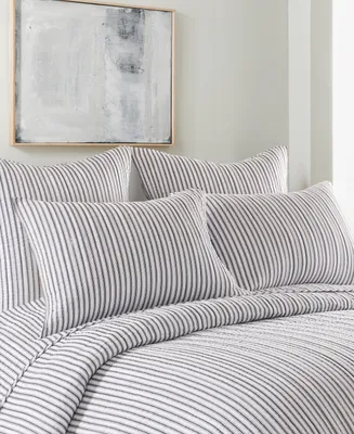 Levtex Tobago Stripe Reversible 3-Pc. Quilt Set