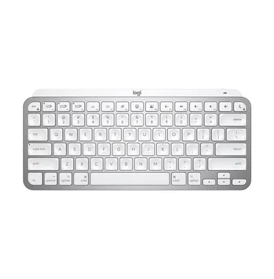 Logitech Mx Keys Mini Tkl Bluetooth Keyboard For Apple mac Os, iPad Os - Pale Gray