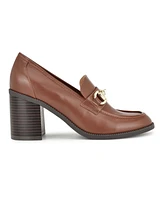 Nine West Women's Koolo Bit Slip-On Block Heel Loafers