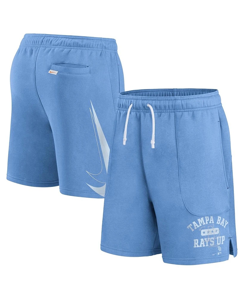 Men's Nike Blue Tampa Bay Rays Statement Ball Game Shorts