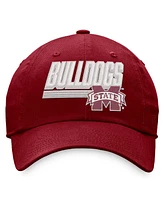 Men's Top of the World Maroon Mississippi State Bulldogs Slice Adjustable Hat