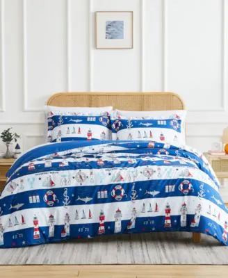 Southshore Fine Linens Atlantic Oversized Reversible Comforter Sets