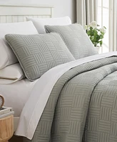 Southshore Fine Linens Grid 2-Pc. Quilt Set, Twin