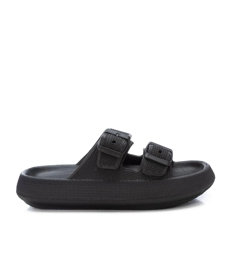 Women's Rubber Flat Sandals By Xti