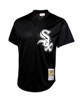 Men's Mitchell & Ness Bo Jackson Black Chicago White Sox Cooperstown Collection Big and Tall Mesh Batting Practice Jersey