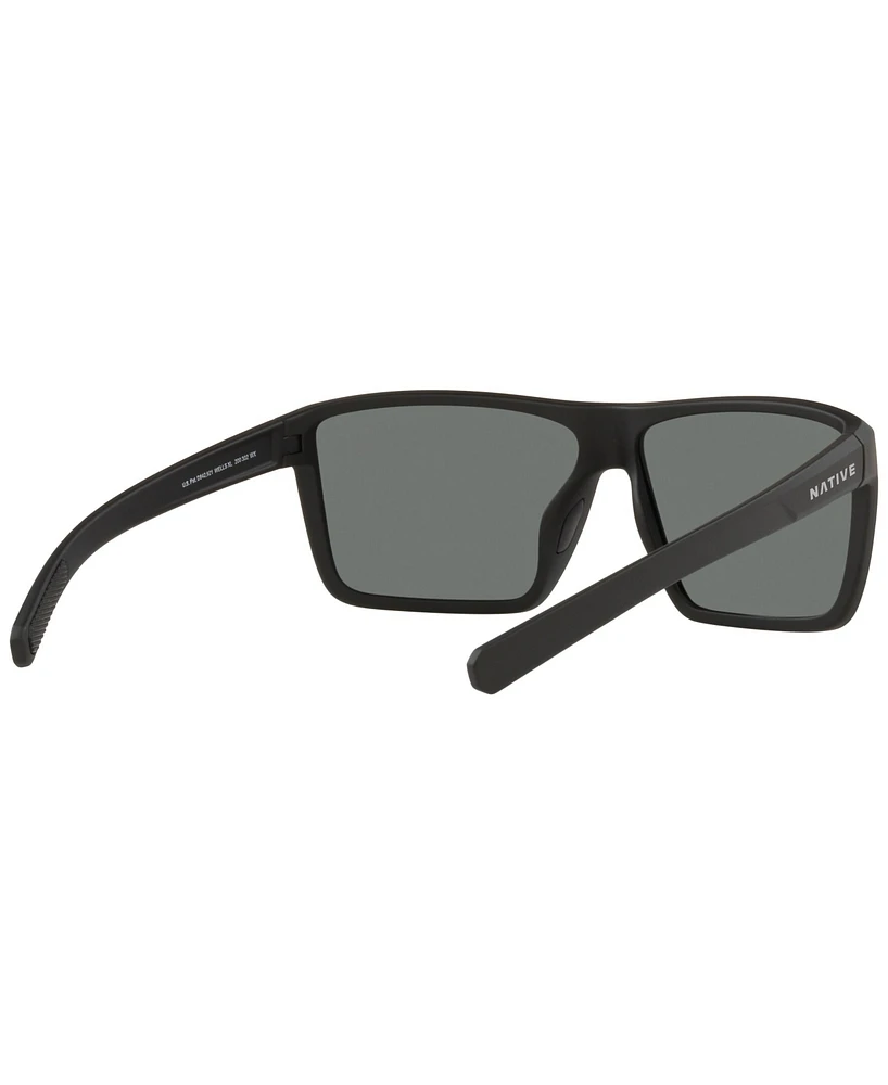 Native Eyewear Unisex Polarized Sunglasses, Wells Xl