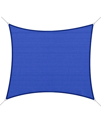 Outsunny Sun Shade Sail Cover Outdoor Canopy Patio Triangle Square Recgle