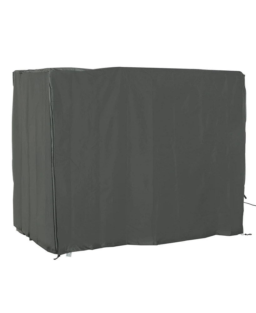 Outsunny 81" x 49" x 65" Outdoor Patio Hammock Porch Swing Cover,