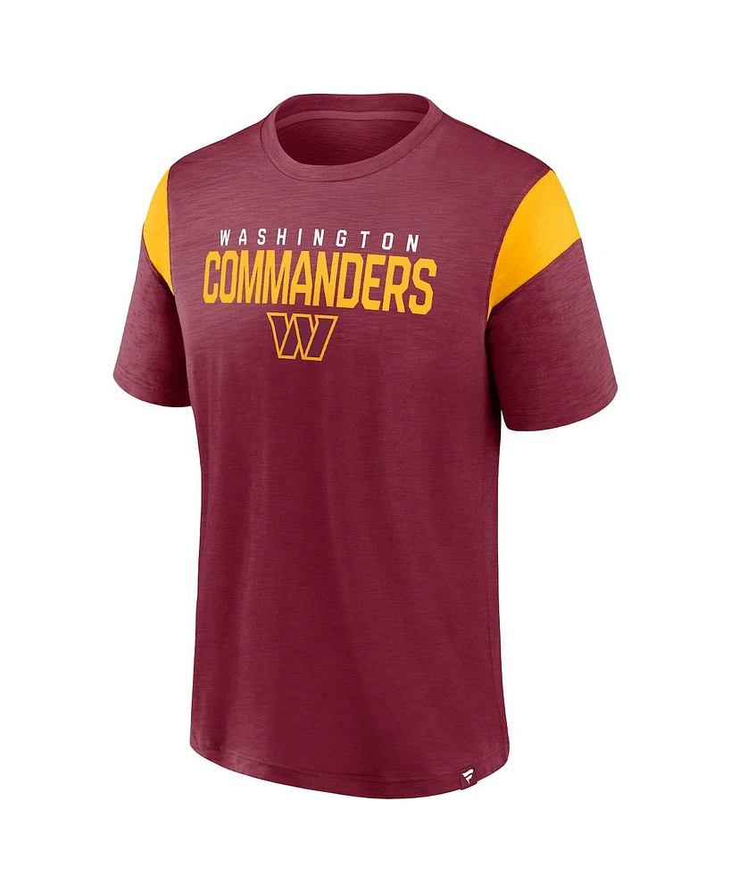 Men's Fanatics Burgundy Washington Commanders Home Stretch Team T-shirt