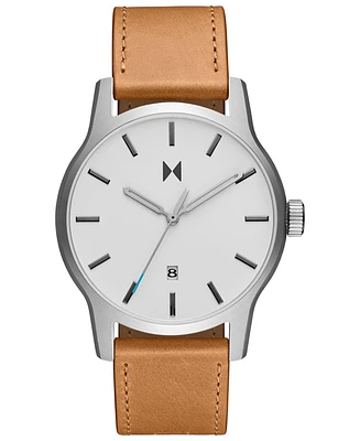 Mvmt Men's Classic Ii Tan Leather Strap Watch 44mm