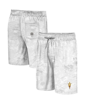 Men's Colosseum White Arizona State Sun Devils Realtree Aspect Ohana Swim Shorts