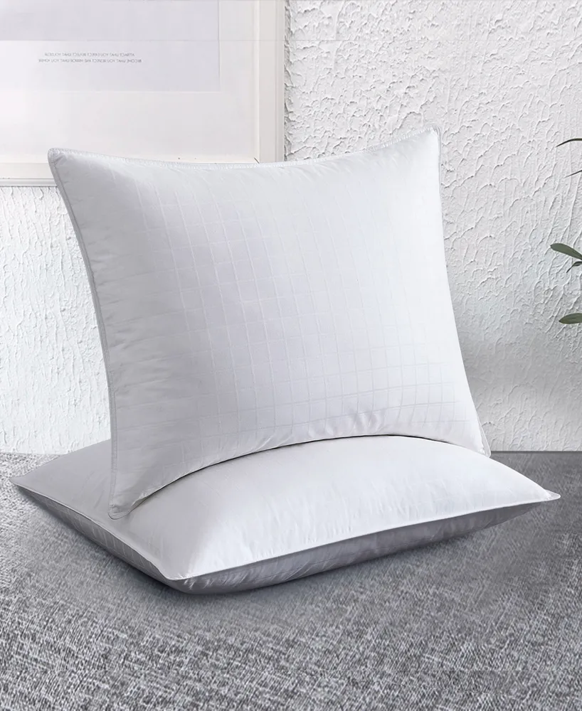 Unikome Premium 100% Cotton Down-Around Design Down Feather 2-Pack Pillow