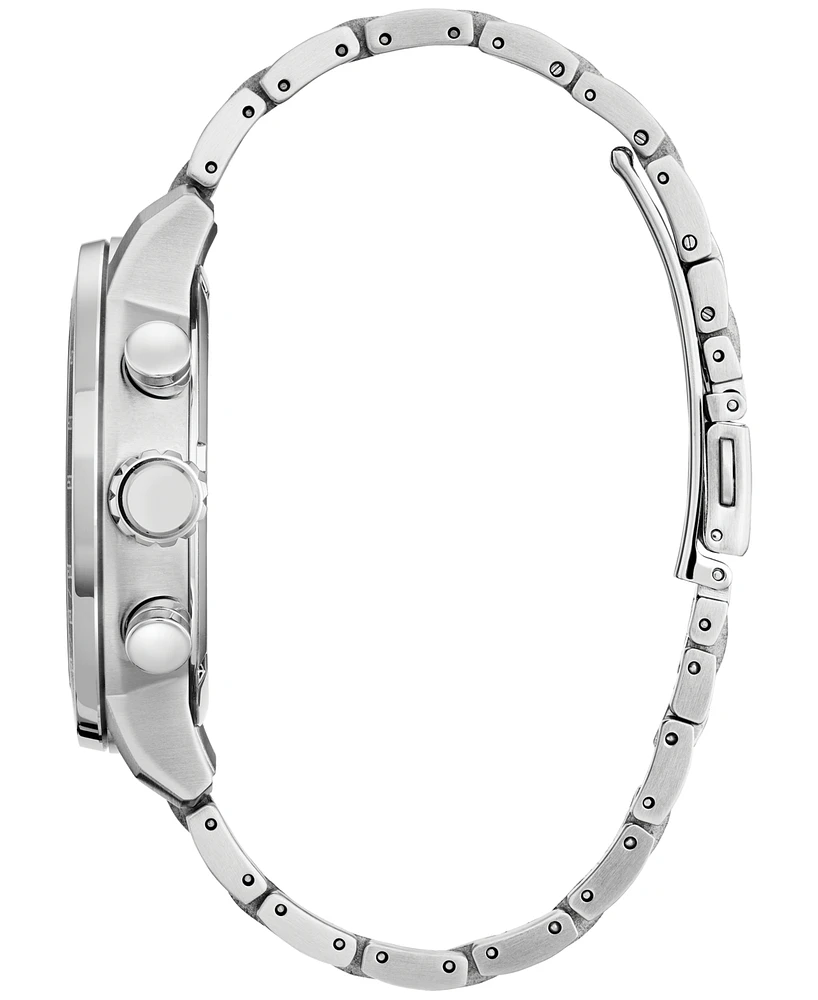 Citizen Eco-Drive Men's Chronograph Weekender Stainless Steel Bracelet Watch 44mm