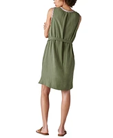 Lucky Brand Women's Embroidered Sleeveless Popover Dress