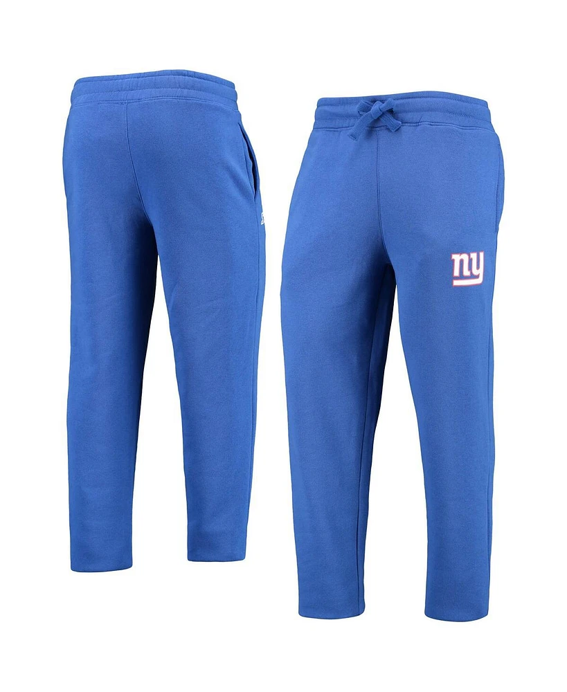 Men's Royal New York Giants Starter Option Run Sweatpants