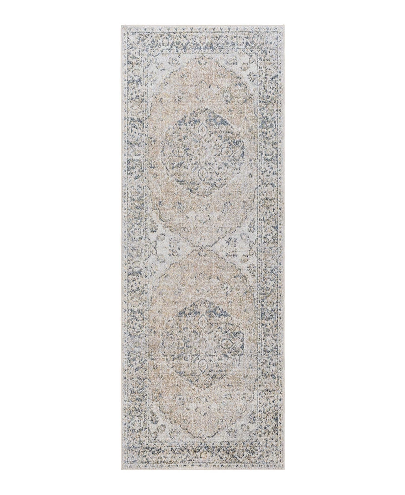 Livabliss Lillian Machine Washable LLL2309 2'7" x 7'3" Runner Area Rug