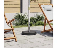 Parasol Base Granite lb Round Black