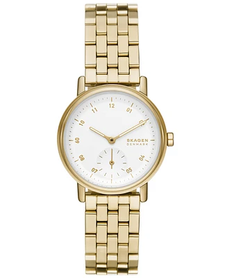 Skagen Women's Kuppel Lille Quartz Three Hand Gold-Tone Stainless Steel Watch, 32mm