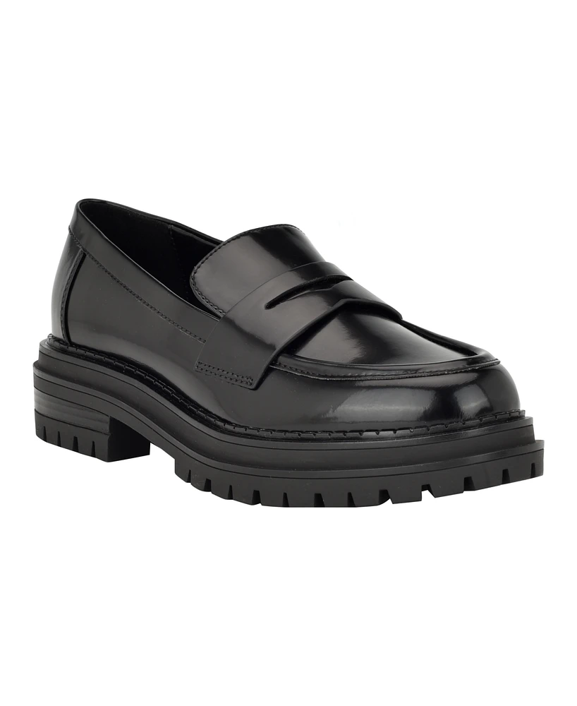 Calvin Klein Women's Grant Lug Sole Penny Loafers