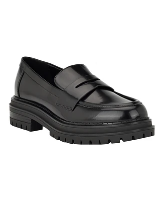 Calvin Klein Women's Grant Lug Sole Penny Loafers