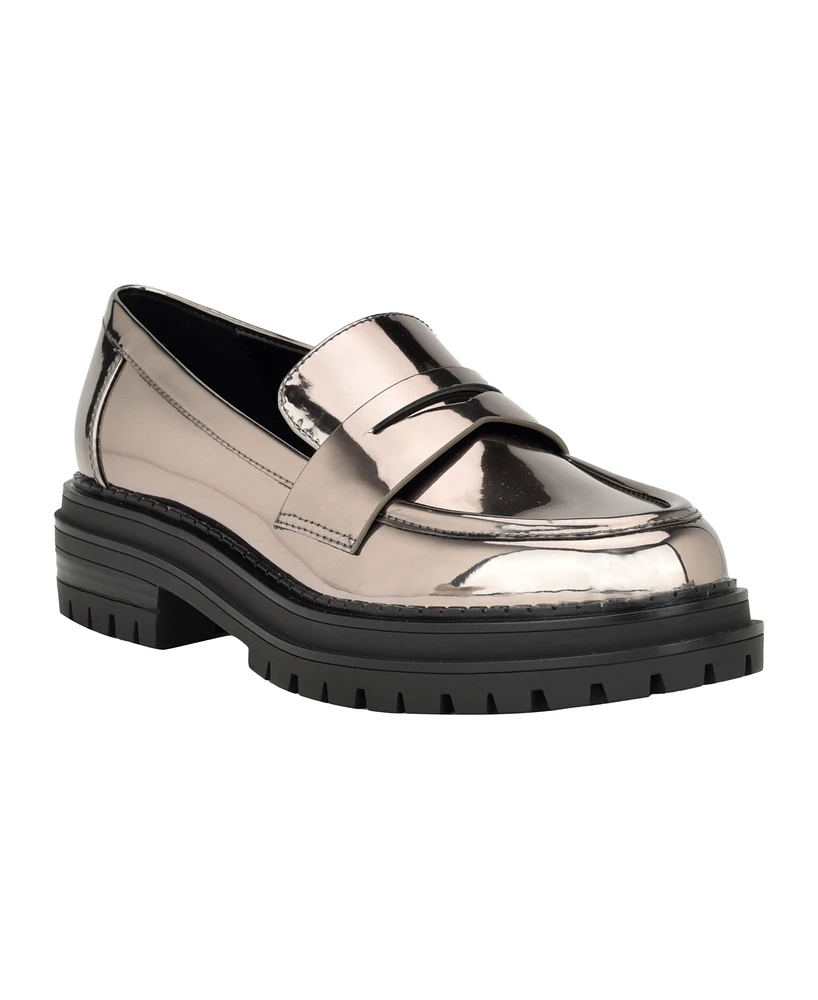 Calvin Klein Women's Grant Lug Sole Penny Loafers