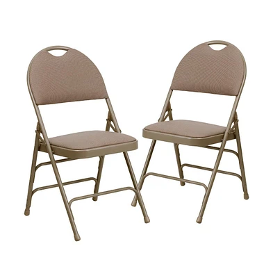 2 Pack Home & Office Easy-Carry Party Events Padded Folding Chair