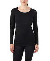 Modern Eternity Maternity Charlotte Long Sleeves Round Neck Nursing Top