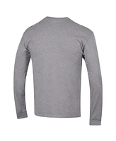 Men's Champion Heather Gray Oklahoma Sooners High Motor Long Sleeve T-shirt