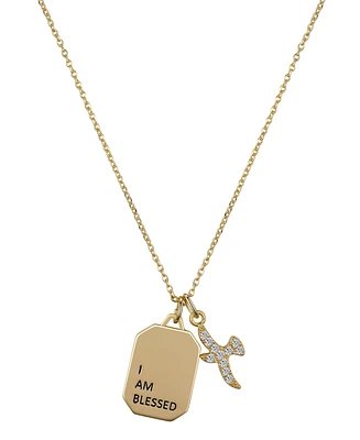 Unwritten Cubic Zirconia Bird Pendant Necklace