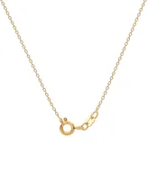 Diamond Treble Clef 18" Pendant Necklace (1/4 ct. t.w.) in Gold-Plated Sterling Silver