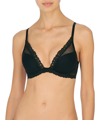 Natori Women's Feathers Luxe Plunge T-Shirt Underwire Bra
