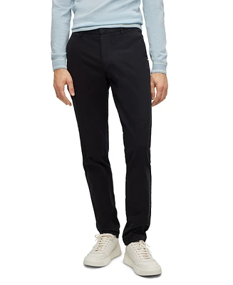 Boss by Hugo Men's Stretch-Cotton Gabardine Slim-Fit Chinos