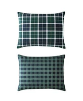 Nautica North Sail Plaid Brushed Microfiber Duvet Cover Sets