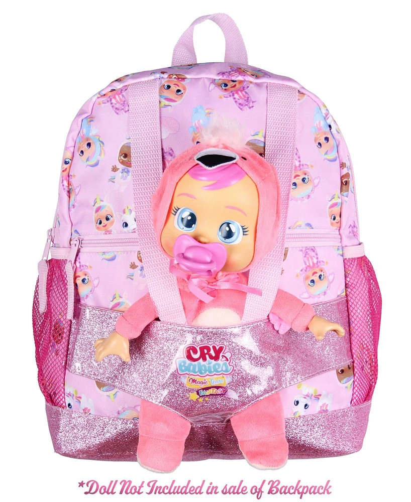 Cry Babies Backpack Magic Tears Characters Baby Doll Carrier Dual Compartment Book Bag