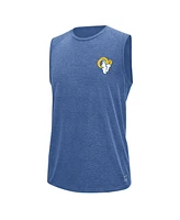 Men's Msx by Michael Strahan Royal Los Angeles Rams Warm Up Sleeveless T-shirt