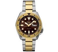 Seiko Men's Automatic 5 Sports Two-Tone Stainless Steel Bracelet Watch 43mm