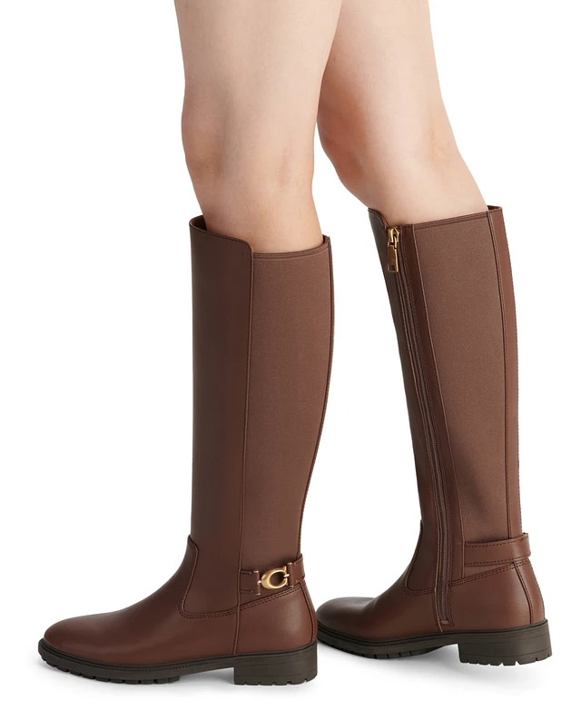 Coach Women's Faith Boots Knee High Knee High Macys Riding