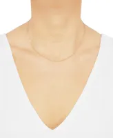 Lightweight 16" Flat Rolo Chain Necklace (1-3/8mm) in 14k Gold