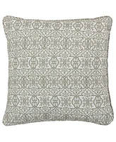 Royal Court Evergreen Square Decorative Pillow, 16" x 16"
