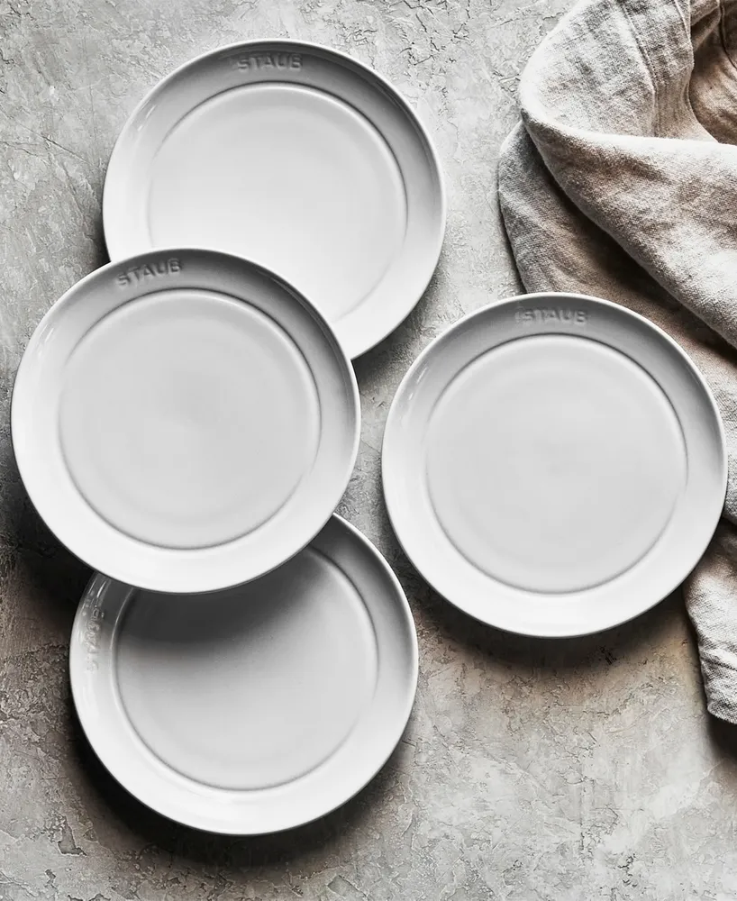 Staub Appetizer Plate 4-Piece Set, 6"