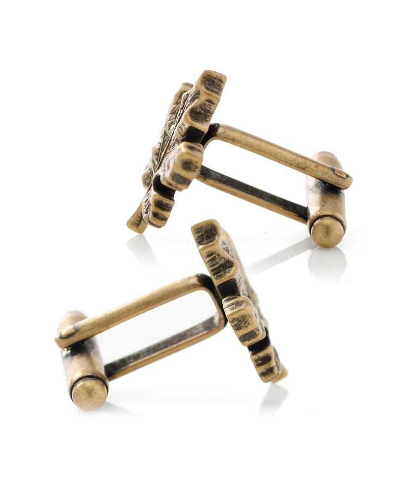 Cufflinks Inc. Men's 3D Maple Leaf Cufflinks