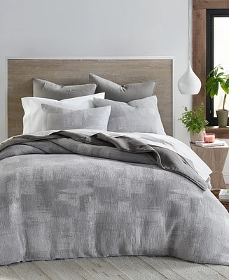 Oake Drybrush Matelasse 3-Pc. Duvet Cover Set, Full/Queen, Exclusively at Macy's